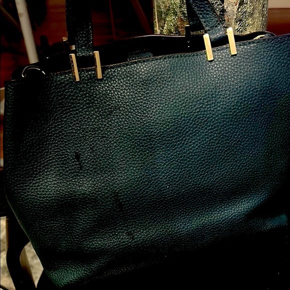 Kate Spade Green Satchel with Textured Leather Finish.send offers - Picture 3 of 14